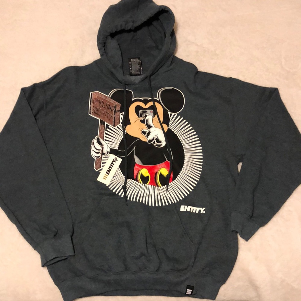 Entity - Mickey Mouse - Homeland Security- Disney - DEADSTOCK Y2K Streetwear!!